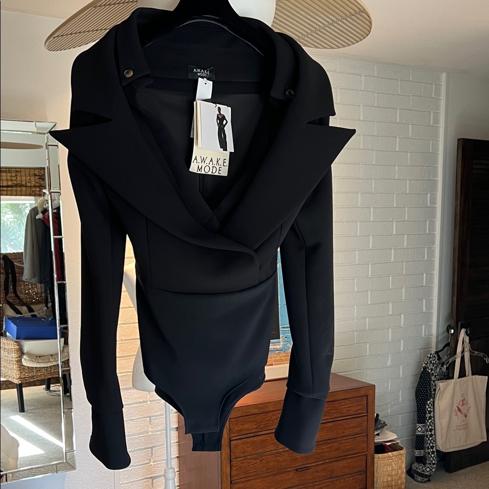 Awake Black Bodysuit